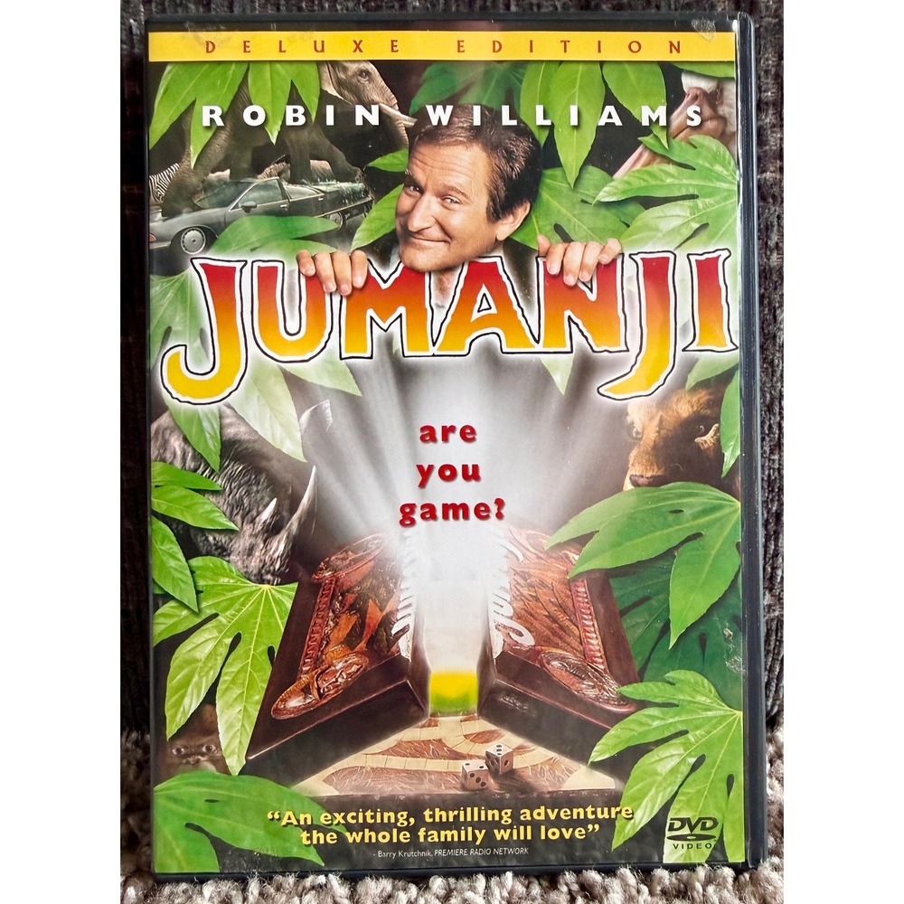 Sony Jumanji DVD Movie Excellent Deluxe Edition Robin Williams
